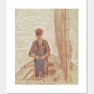 Fisherman, Isle Of Shoals by Childe Hassam Posters and Art